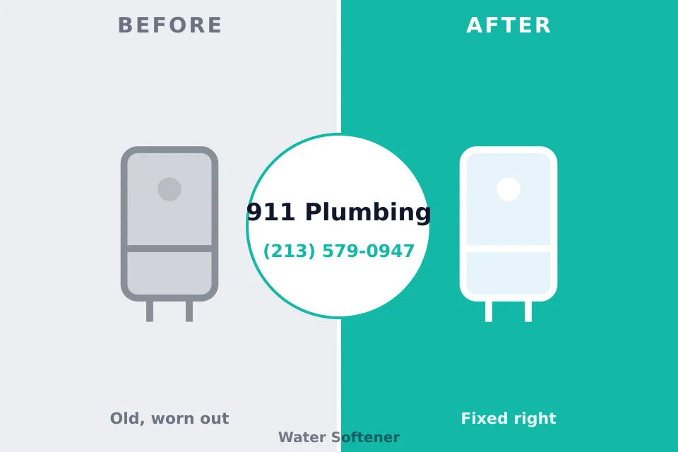 Before and after: plumbing repair New Miami, OH
